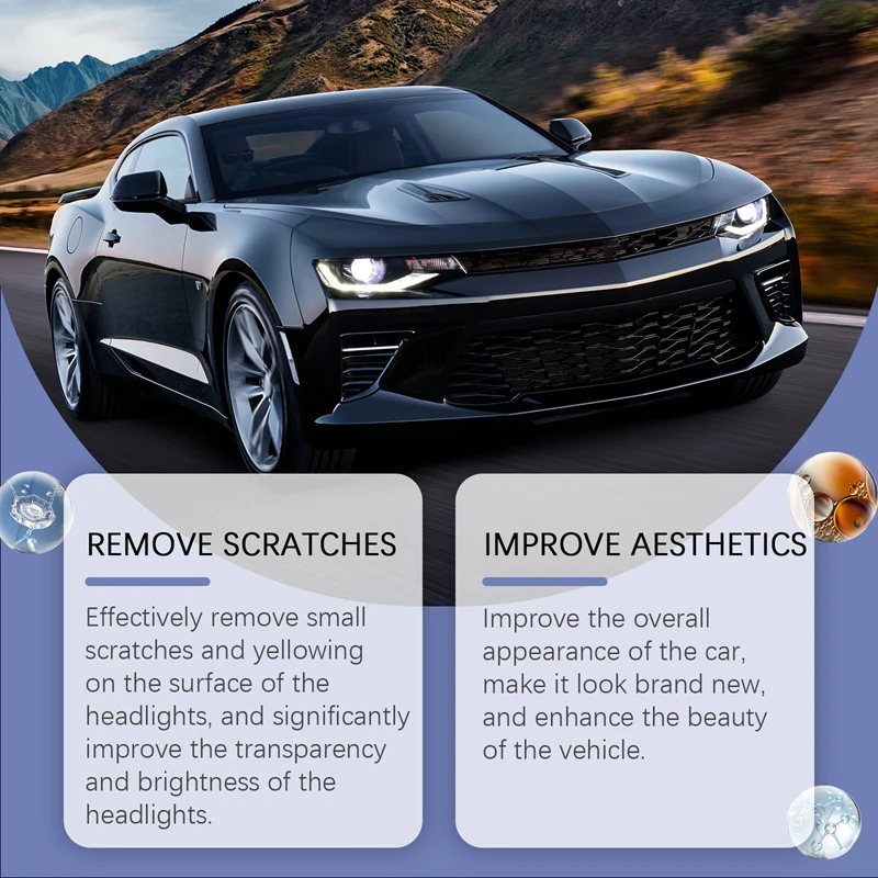 Car Headlight Restoration Kit Headlight Cleaner And Polisher Remove Yellow Stain And Oxide Layer Improve The Brightness Of Light
Car Headlight Restoration Kit Headlight Cleaner And Polisher Remove Yellow Stain And Oxide Layer Improve The Brightness Of Light