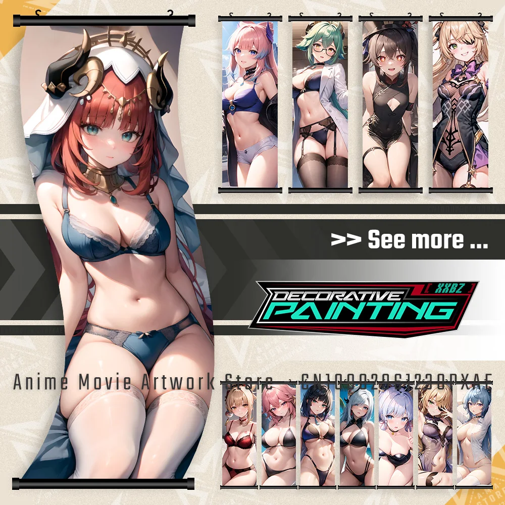 Game Genshin Impact Girl Figures Home Decor Canvas Paintings Ganyu Printed Scrolls Pictures Anime Wall Art Poster Living Room
Game Genshin Impact Girl Figures Home Decor Canvas Paintings Ganyu Printed Scrolls Pictures Anime Wall Art Poster Living Room