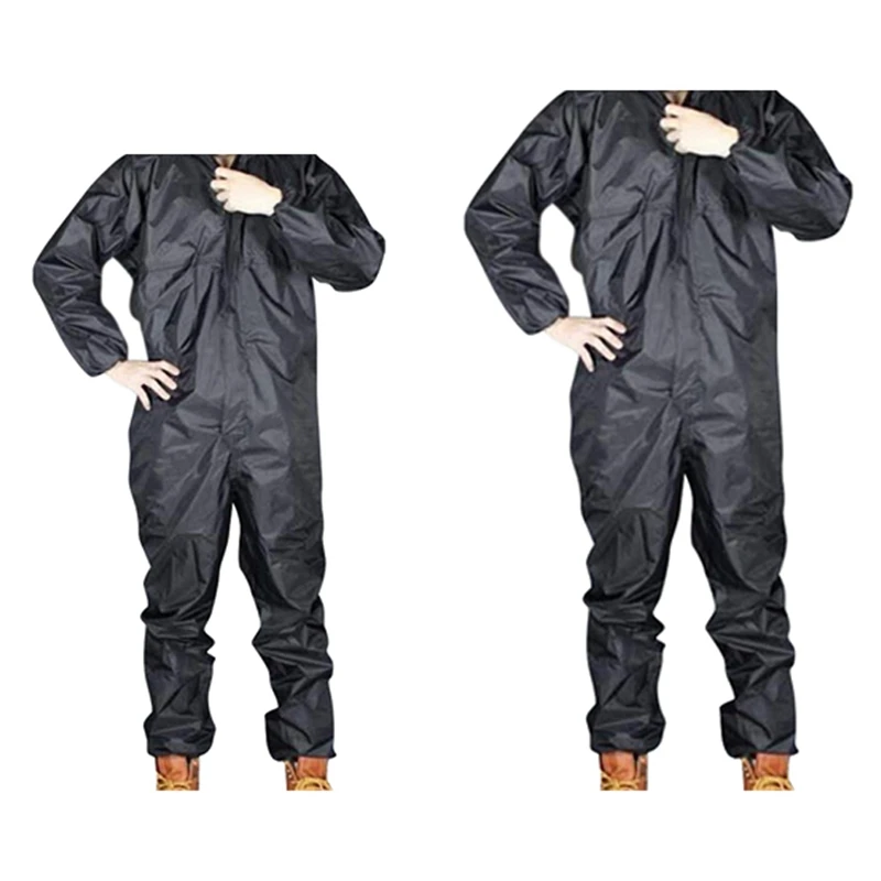 2 Pcs Fashion Motorcycle Raincoat /Conjoined Raincoat/Overalls Men And Women Fission Rain Suit Rain Coat Black, L & XL
2 Pcs Fashion Motorcycle Raincoat /Conjoined Raincoat/Overalls Men And Women Fission Rain Suit Rain Coat Black, L & XL