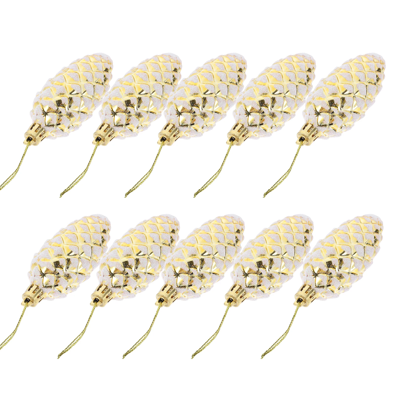 10 Pcs Plastic Pine Cone Ornaments for Christmas Tree Decoration Xmas Pine Cones Decorations Hanging Decor DIY Craft Supplies
10 Pcs Plastic Pine Cone Ornaments for Christmas Tree Decoration Xmas Pine Cones Decorations Hanging Decor DIY Craft Supplies