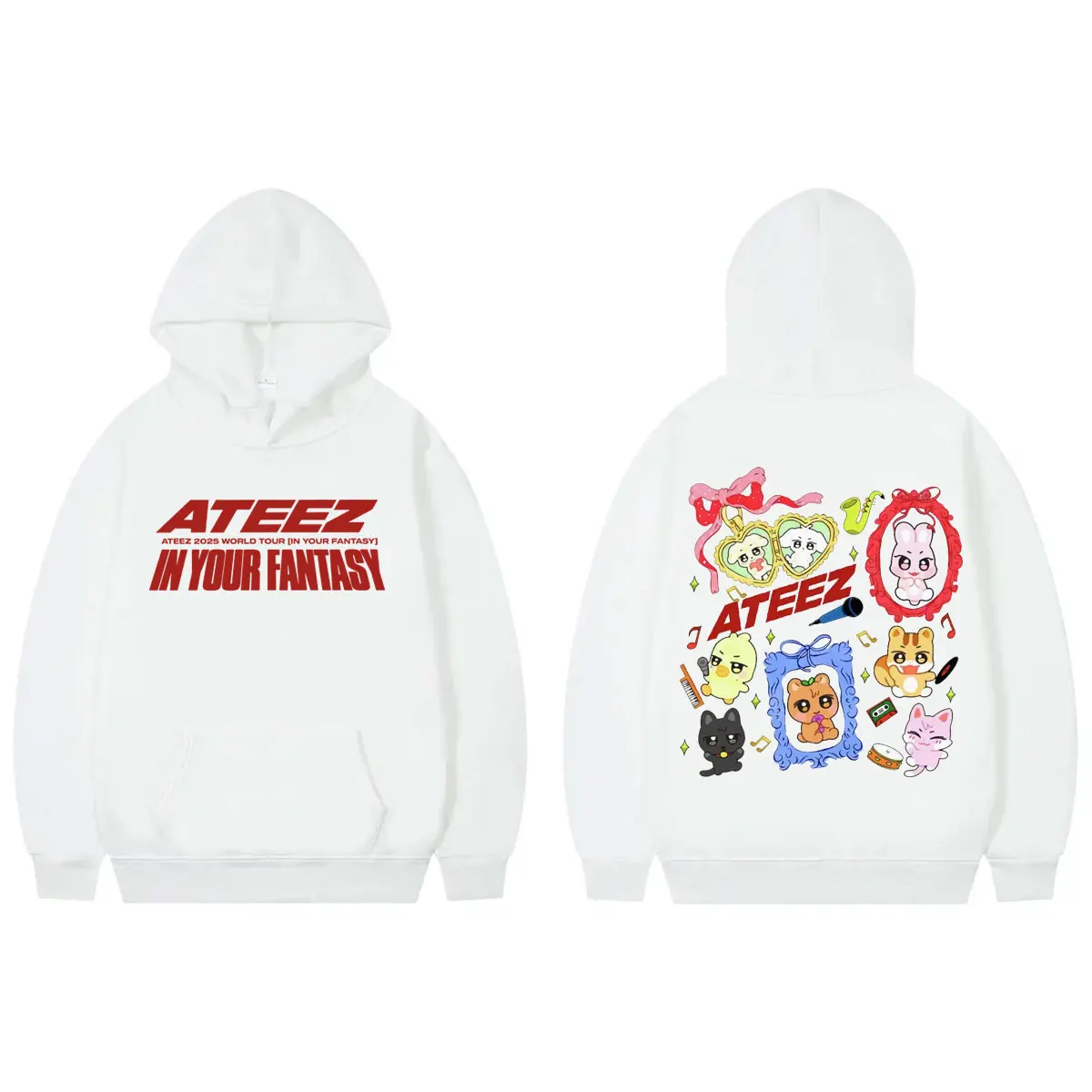 2025 ATEEZ 2025 World Tour in Your Fantasy Merch Hoodie Men Women Harajuku Cartoon Pullovers Fashion Hip Hop Hooded Sweatshirts
2025 ATEEZ 2025 World Tour in Your Fantasy Merch Hoodie Men Women Harajuku Cartoon Pullovers Fashion Hip Hop Hooded Sweatshirts