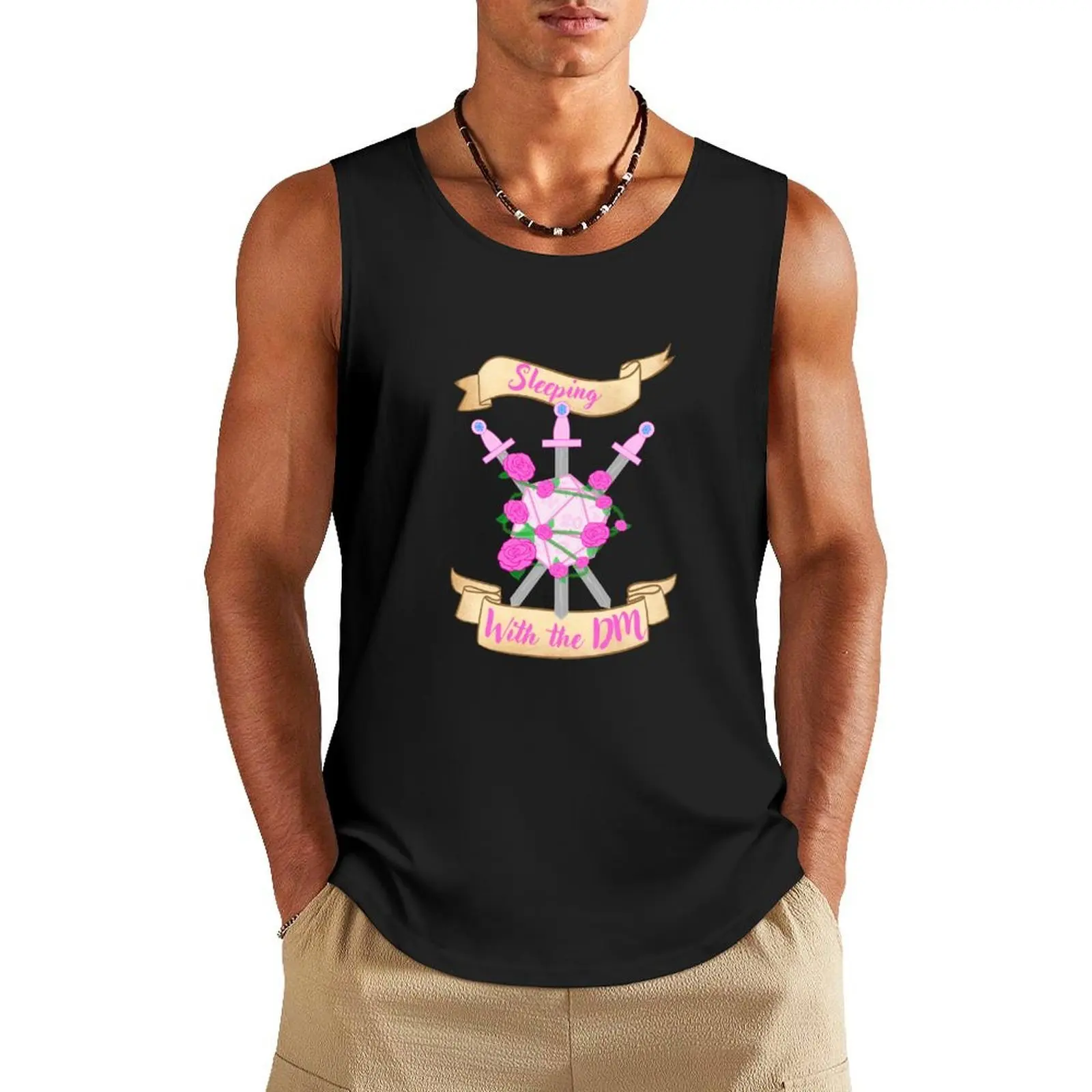 Sleeping with the Dungeon Master Tank Top Working vest Men sleeveless tee muscle t-shirt
Sleeping with the Dungeon Master Tank Top Working vest Men sleeveless tee muscle t-shirt