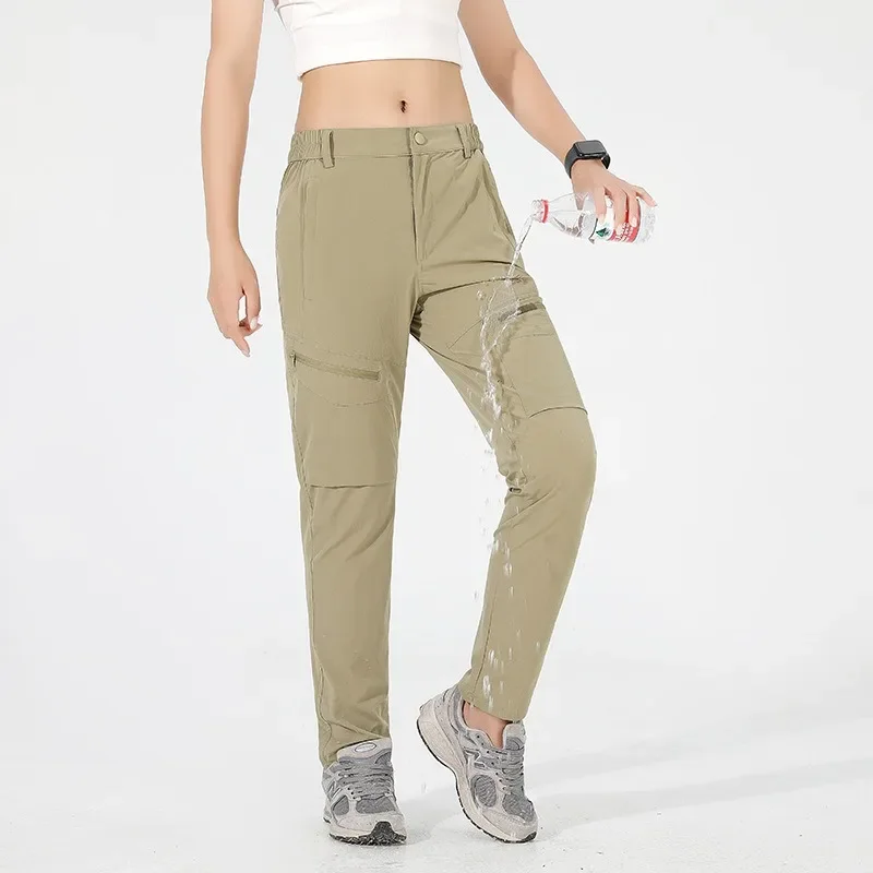 Summer Pants Women Stretch Waterproof Cargo Pants Trekking Climbing Camping Outdoor Mountain Quick Drying Trousers JJ1552
Summer Pants Women Stretch Waterproof Cargo Pants Trekking Climbing Camping Outdoor Mountain Quick Drying Trousers JJ1552