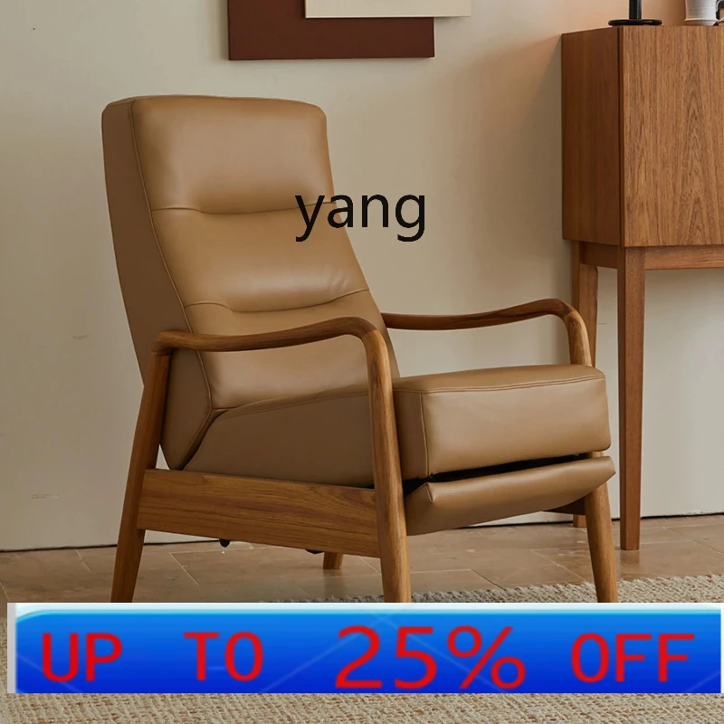 LTT Teak Functional Sofa Recliner Nordic Living Room Genuine Leather Single Armchair Nap Sofa Chair
LTT Teak Functional Sofa Recliner Nordic Living Room Genuine Leather Single Armchair Nap Sofa Chair