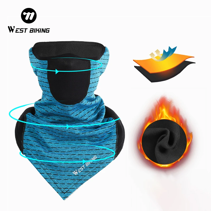 WEST BIKING Windproof Warm Winter Cycling Mask Fleece Neck Outdoor Windproof Scarf Camp Hiking Balaclava Cycling Face Mask
WEST BIKING Windproof Warm Winter Cycling Mask Fleece Neck Outdoor Windproof Scarf Camp Hiking Balaclava Cycling Face Mask