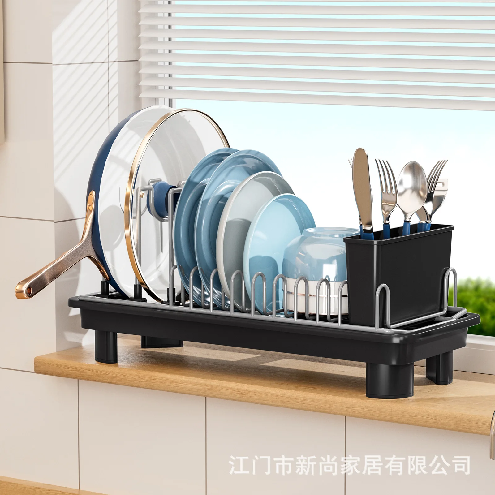 Kitchen Countertop Dish Rack Rustproof Dish Drying Rack Dish Drainer Organizer with Utensil Holder& Drain Board for Kitchen Sink
Kitchen Countertop Dish Rack Rustproof Dish Drying Rack Dish Drainer Organizer with Utensil Holder& Drain Board for Kitchen Sink