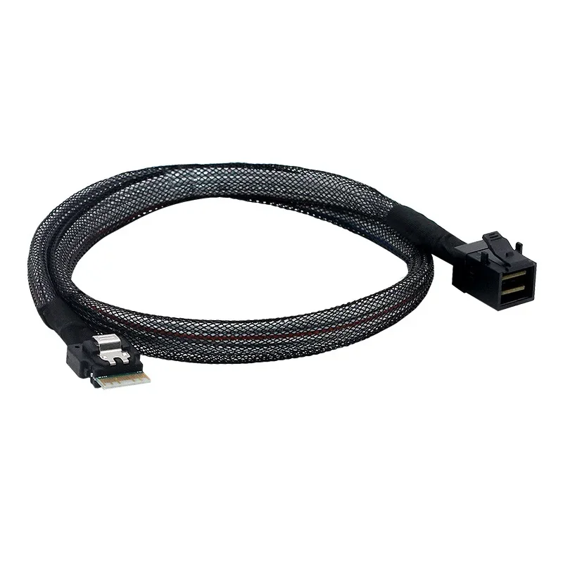 New Server Connection Cable SFF8654 To SFF8643 Adapter Cable SlimSAS 4i To Minisas Cable 
New Server Connection Cable SFF8654 To SFF8643 Adapter Cable SlimSAS 4i To Minisas Cable