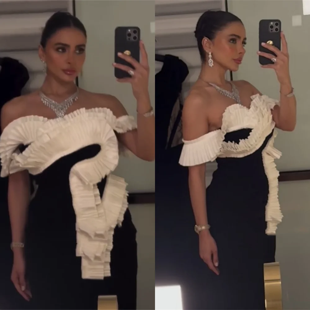 Customized Elegant Jersey Pleat Straight Off-the-shoulder Long Dresses Bespoke Occasion Modern Style Fashion
Customized Elegant Jersey Pleat Straight Off-the-shoulder Long Dresses Bespoke Occasion Modern Style Fashion
