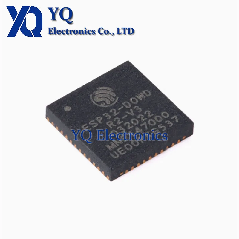 1PCS/lot New OriginaI ESP32-D0WDR2-V3 QFN-48 Wi-Fi Bluetooth Dual Mode 2MB 32-bit dual-core MCU chip
1PCS/lot New OriginaI ESP32-D0WDR2-V3 QFN-48 Wi-Fi Bluetooth Dual Mode 2MB 32-bit dual-core MCU chip
