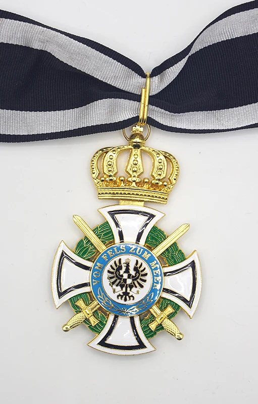 WWI German House Order of Hohenzollern with Swords Commander Class Full Size High Reproduction
WWI German House Order of Hohenzollern with Swords Commander Class Full Size High Reproduction