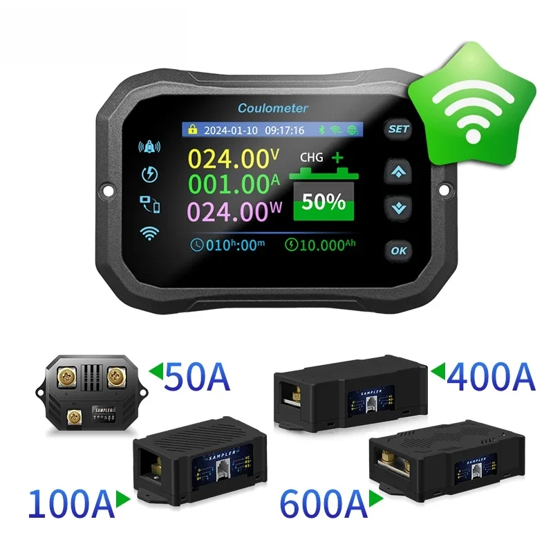 2024 New Coulomb MeterPower Volt-Ammeter lithium Lead acid Battery Capacity Indicator Battery Monitorbattery tester
2024 New Coulomb MeterPower Volt-Ammeter lithium Lead acid Battery Capacity Indicator Battery Monitorbattery tester