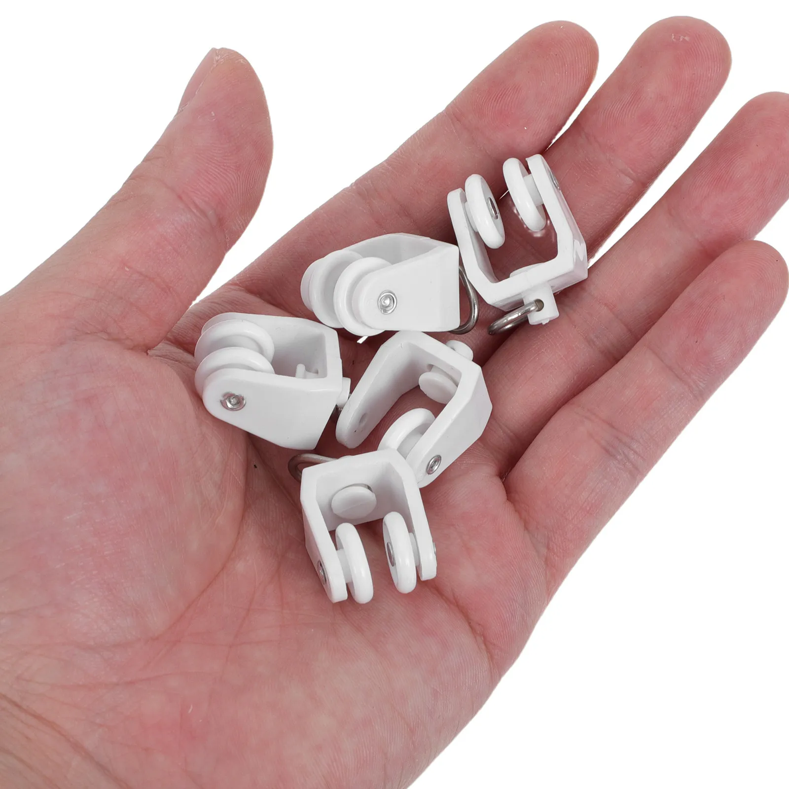 30Pcs Curtain Track Rail Gliders Dual Wheel Roller Hooks for Curved Ceiling Tracks Window Curtain Rod Smooth Silent Operation
30Pcs Curtain Track Rail Gliders Dual Wheel Roller Hooks for Curved Ceiling Tracks Window Curtain Rod Smooth Silent Operation