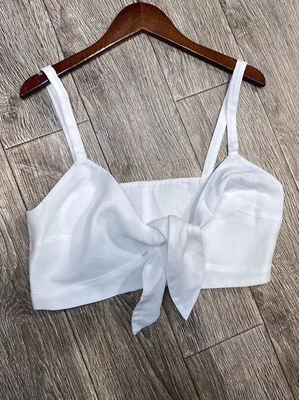 2026 New Women's 3-Color Camisole Bow Design V-Neck Sleeveless Casual Female Linen Sling Top
2026 New Women's 3-Color Camisole Bow Design V-Neck Sleeveless Casual Female Linen Sling Top