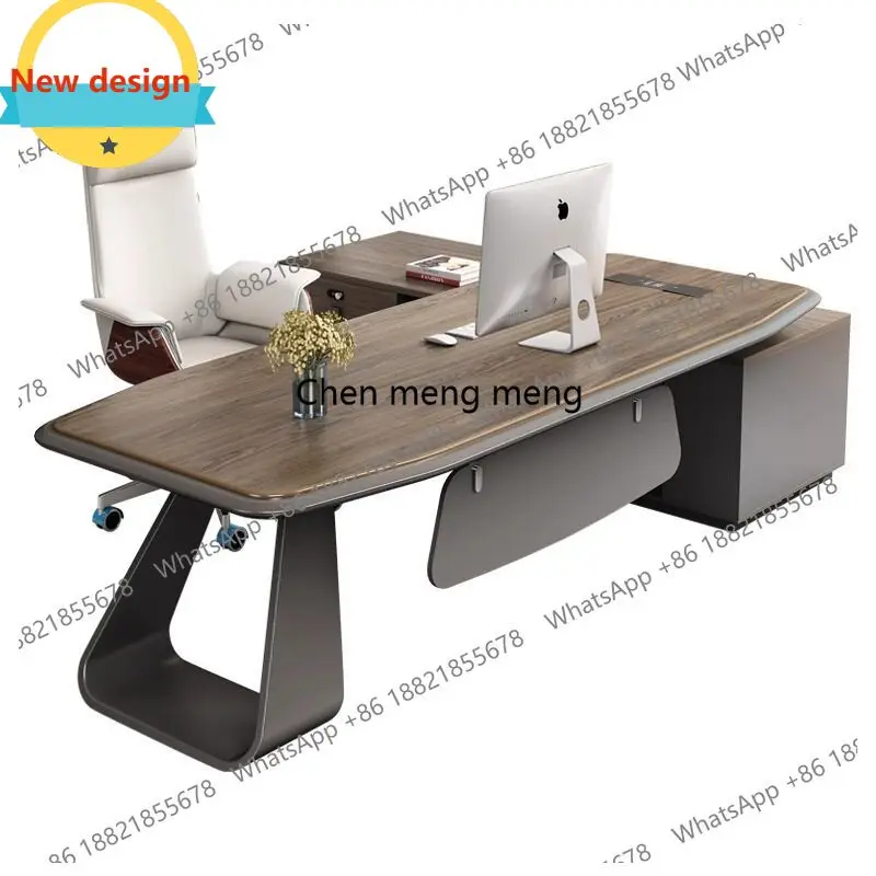 B567 Simple Modern President and General Manager Large Class Desk Office Desk and Chair Combination High-end Boss Desk
B567 Simple Modern President and General Manager Large Class Desk Office Desk and Chair Combination High-end Boss Desk