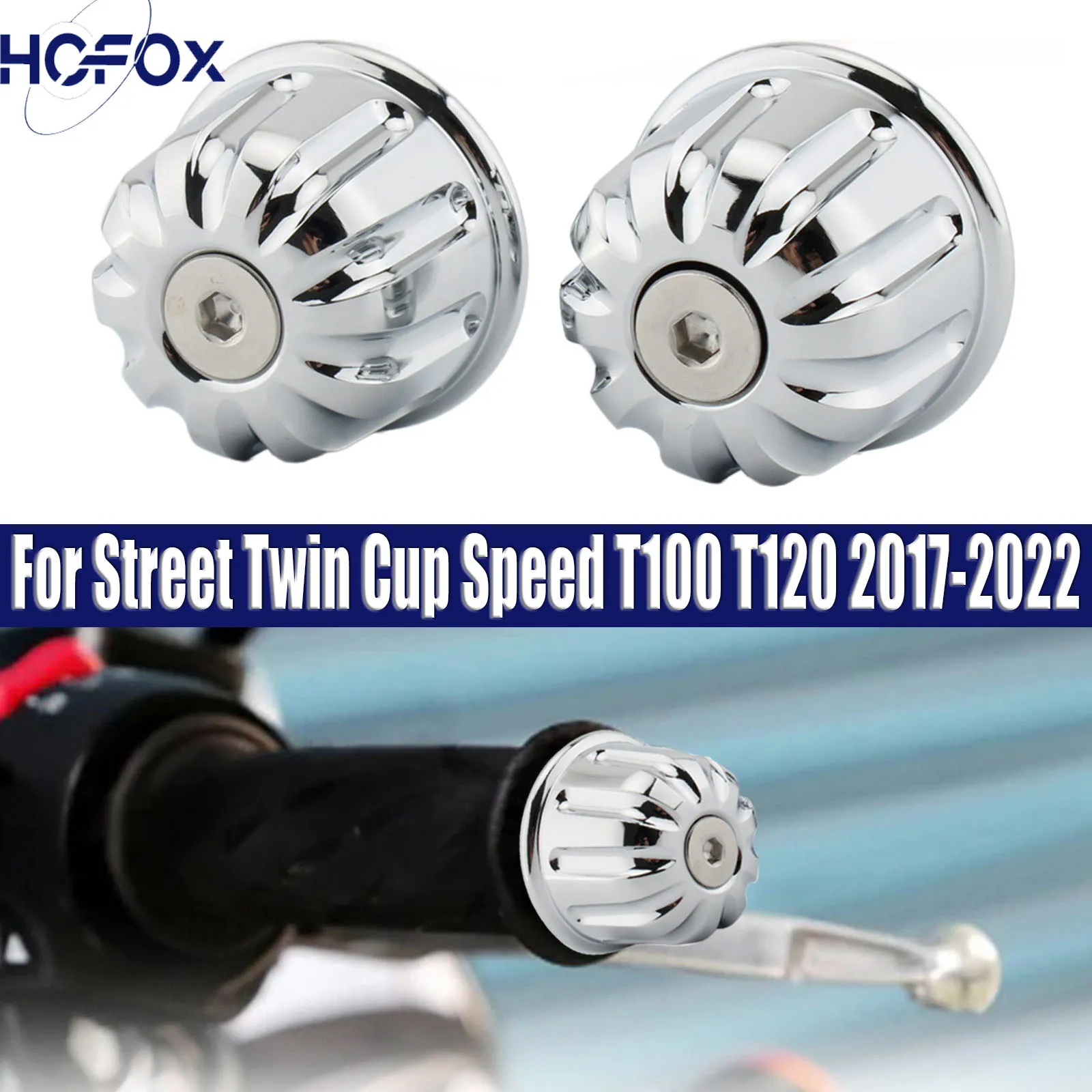 For Street Twin Cup Speed T100 T120 2017-2022 Motorcycle Handlebar Grips Handle Bar Cap End Plug
For Street Twin Cup Speed T100 T120 2017-2022 Motorcycle Handlebar Grips Handle Bar Cap End Plug