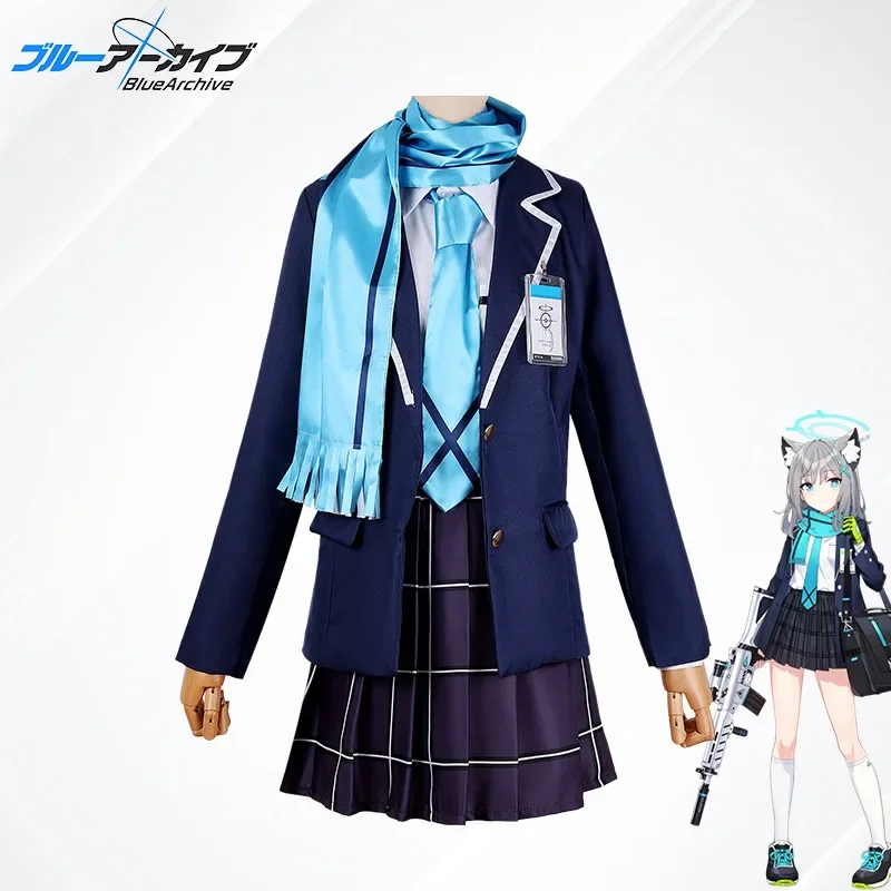 New Game Blue Archive Sunaookami Shiroko Cosplay JK Uniform Girl Coat Shirt Skirt Suit Costume Halloween Carnival Clothes Outfit
New Game Blue Archive Sunaookami Shiroko Cosplay JK Uniform Girl Coat Shirt Skirt Suit Costume Halloween Carnival Clothes Outfit