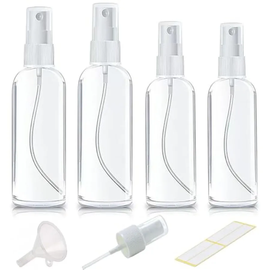 Small Spray Bottle, Clear Empty Mini Travel Plastic Bottle. Premium spray bottles for perfumes and cosmetics. 2 * 1oz, 2 * 1.7o
Small Spray Bottle, Clear Empty Mini Travel Plastic Bottle. Premium spray bottles for perfumes and cosmetics. 2 * 1oz, 2 * 1.7o