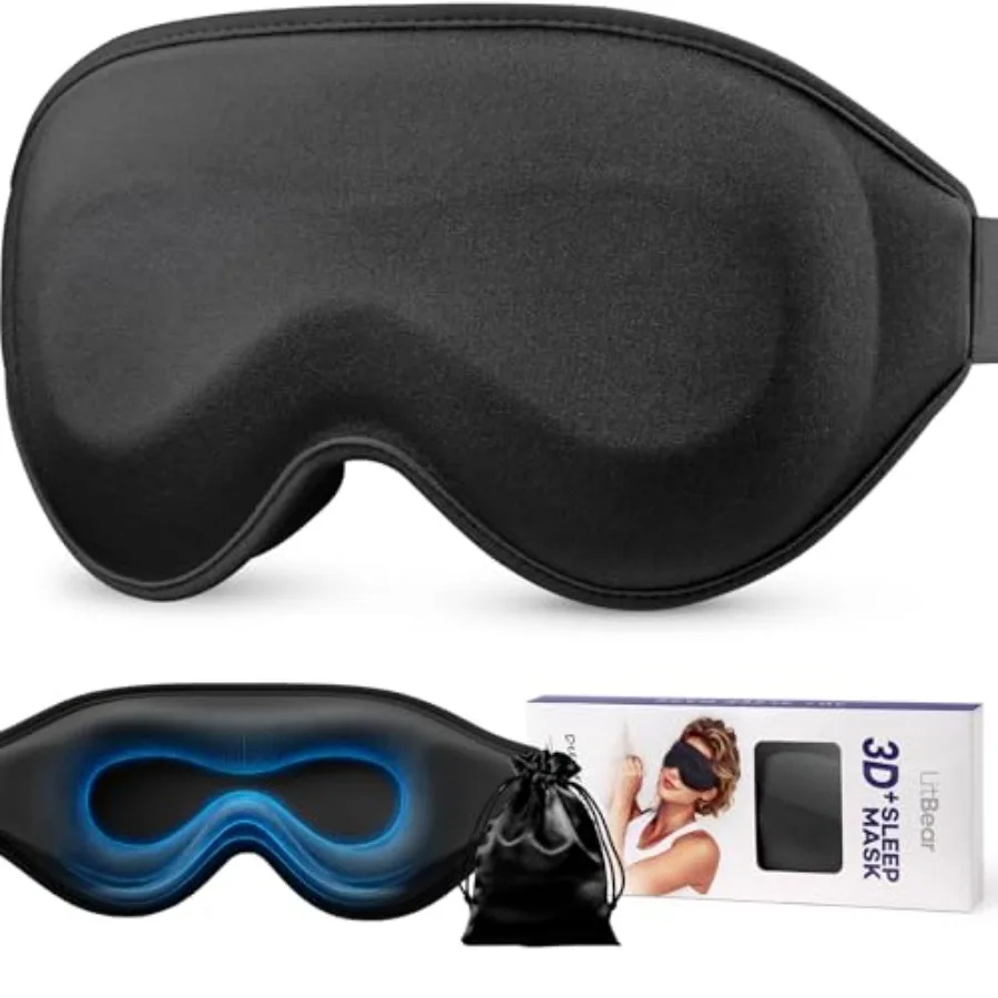 Long Lash Sleep Mask for Women Men Side Sleeper, 3D Contoured Light Blocking Sleeping Mask, Soft Comfortable Eye Mask Sleep wit
Long Lash Sleep Mask for Women Men Side Sleeper, 3D Contoured Light Blocking Sleeping Mask, Soft Comfortable Eye Mask Sleep wit