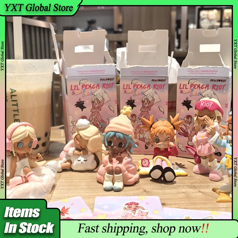 POPMART Lil Peach Riot Sleep Over Series слепая коробка Kawaii Gigi Mystery Surprise Box Фигурка Trend Play Модель Кукла Игрушка Рождественские подарки
POPMART Lil Peach Riot Sleep Over Series слепая коробка Kawaii Gigi Mystery Surprise Box Фигурка Trend Play Модель Кукла Игрушка Рождественские подарки