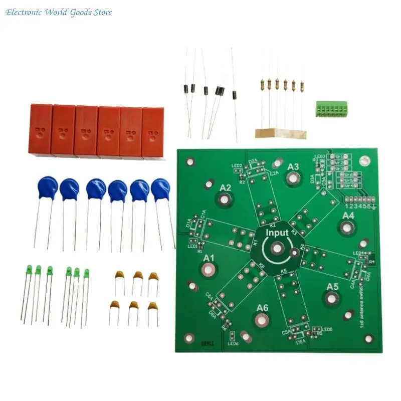 A3PD 6 1 переключатели коаксиальных антенн DIY комплект или предварительно собранная плата 6-канальный пульт дистанционного 1,8
A3PD 6 1 переключатели коаксиальных антенн DIY комплект или предварительно собранная плата 6-канальный пульт дистанционного 1,8