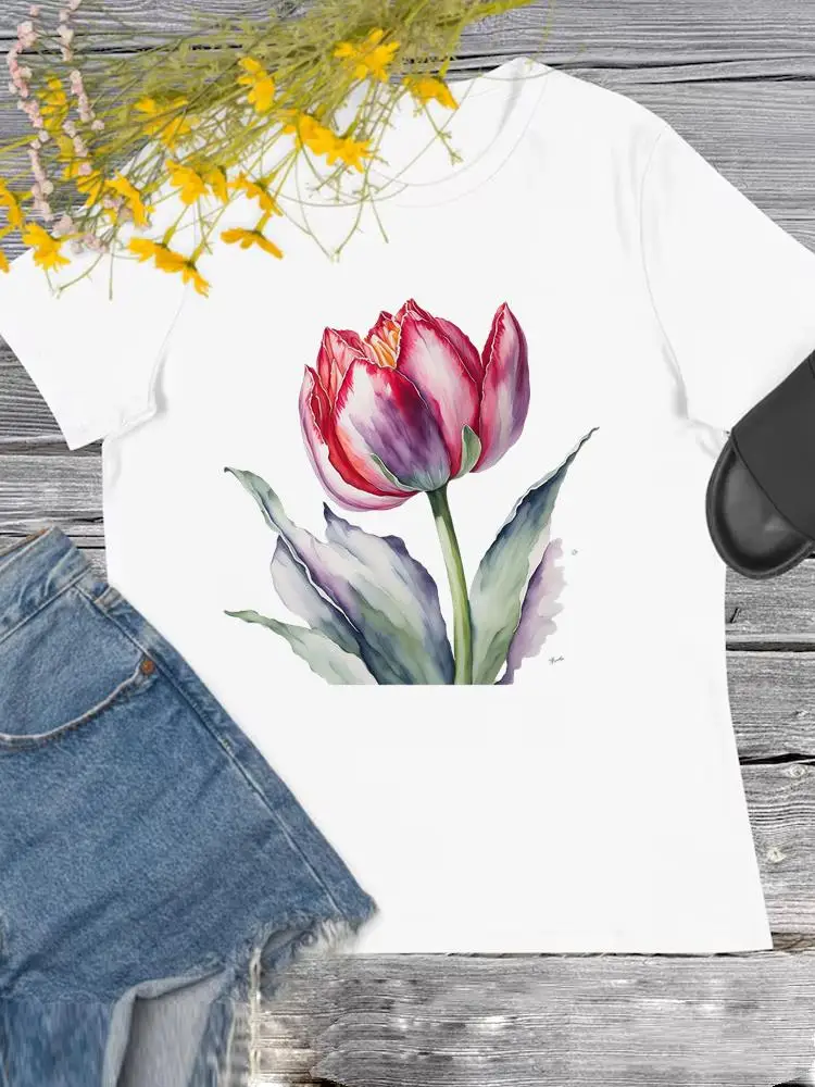 Flower Sweet 90s Short Sleeve T O-neck Printing T-shirt Clothes Ladies Casual Printed Fashion Top Tee Women Female Clothing
Flower Sweet 90s Short Sleeve T O-neck Printing T-shirt Clothes Ladies Casual Printed Fashion Top Tee Women Female Clothing