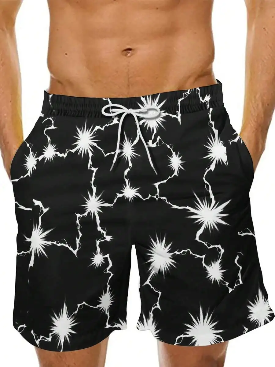 Lightning Meteor Print Mens Casual Sports Shorts Loose Fit Drawstring Breathable
Lightning Meteor Print Mens Casual Sports Shorts Loose Fit Drawstring Breathable