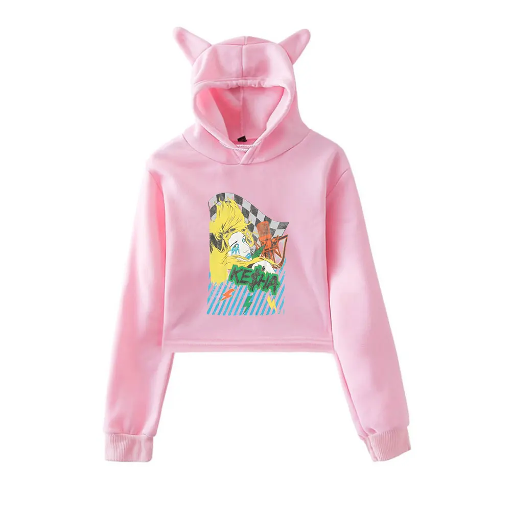 Kesha Merch Vintage 90s Streetwear logo Hoodie Hoodies Sweatshirts for Girls Cat Ear Crop Fashion Sports Pullover
Kesha Merch Vintage 90s Streetwear logo Hoodie Hoodies Sweatshirts for Girls Cat Ear Crop Fashion Sports Pullover