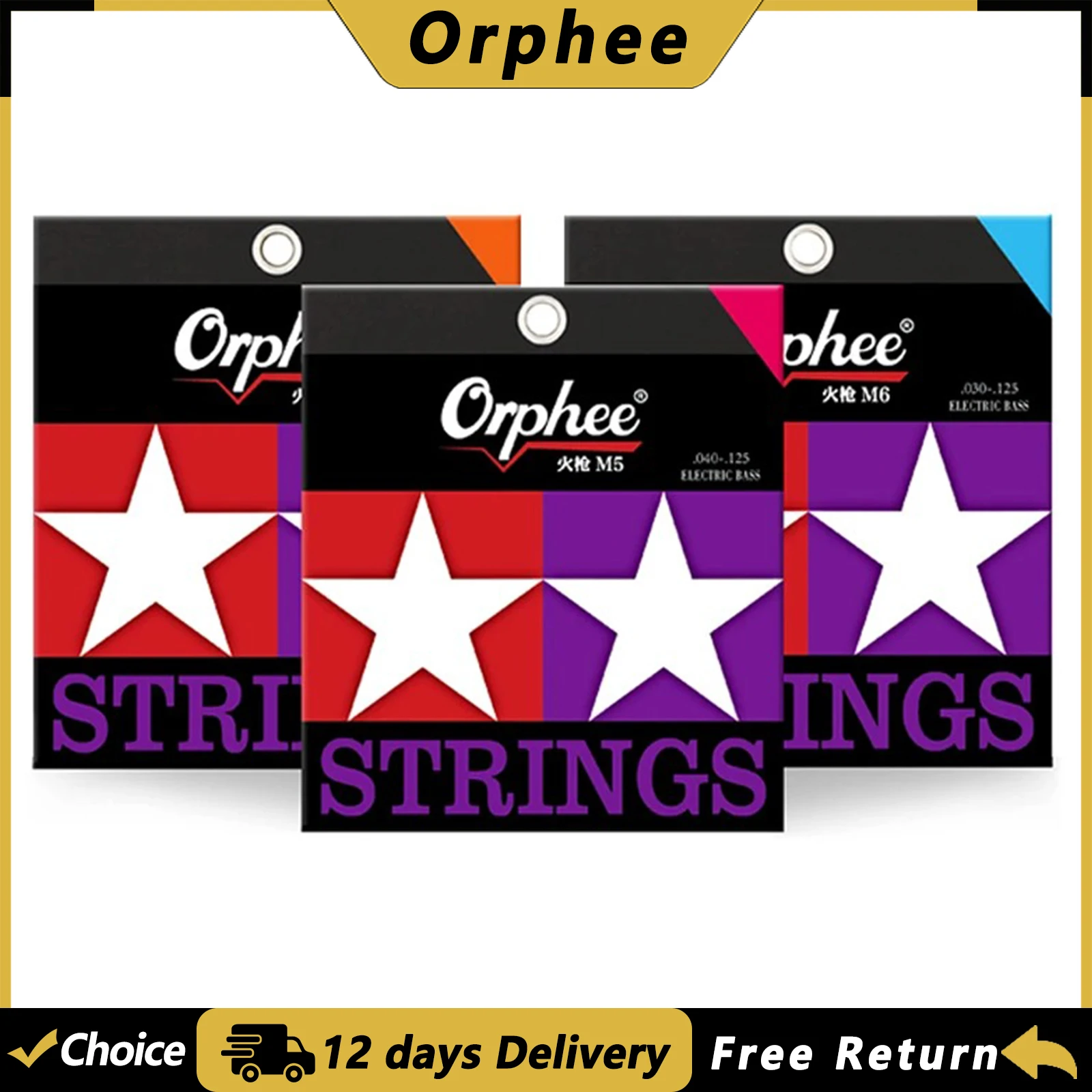 Струны для бас-гитары Orphee 4/5/6 струн, серия Fire Lock, для электробаса, высокоуглеродистая сталь, шестигранное сердечник, никелированная обмотка
Струны для бас-гитары Orphee 4/5/6 струн, серия Fire Lock, для электробаса, высокоуглеродистая сталь, шестигранное сердечник, никелированная обмотка