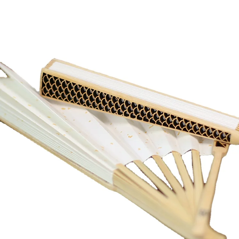 Pane Hollow Fan 9-Inch Jade Bamboo Carved 10-Inch Xuan Paper Folding Fan Raw Silk Fan Surface Hanfu Retro Style
Pane Hollow Fan 9-Inch Jade Bamboo Carved 10-Inch Xuan Paper Folding Fan Raw Silk Fan Surface Hanfu Retro Style