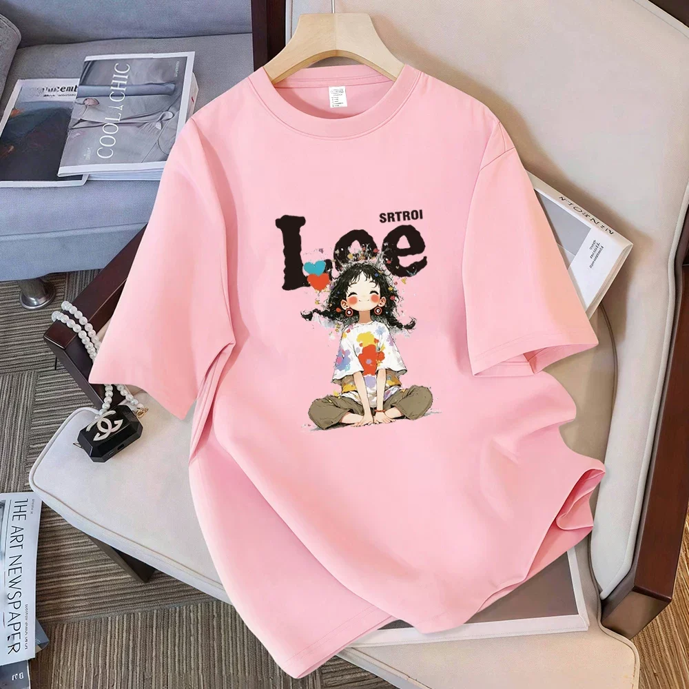 Plus Size100% Cotton Short-sleeved T-shirt Women's Summer 2025 New Popular Design Sense Niche Fashion Loose T-shirt Top Ladies
Plus Size100% Cotton Short-sleeved T-shirt Women's Summer 2025 New Popular Design Sense Niche Fashion Loose T-shirt Top Ladies
