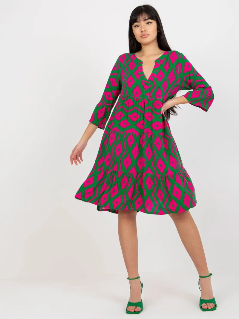 Women's clothing Spring/Summer Fashion Casual Simple Loose Comfortable Large V-neck Vintage Flare Sleeve Printed Dress
Women's clothing Spring/Summer Fashion Casual Simple Loose Comfortable Large V-neck Vintage Flare Sleeve Printed Dress