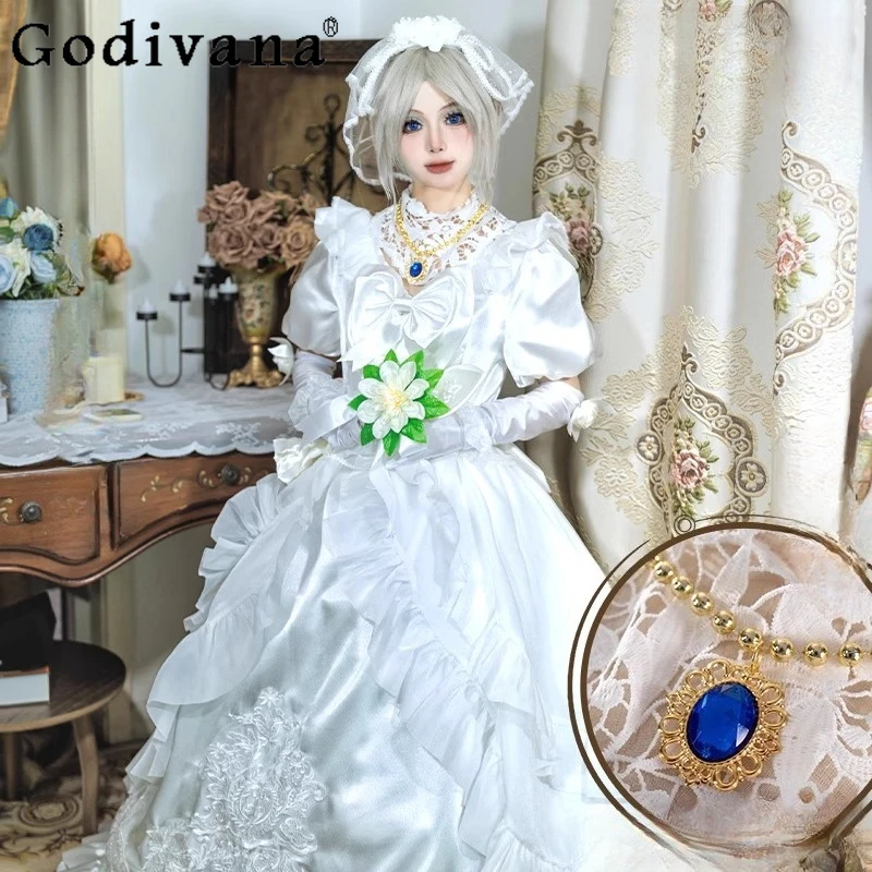 Fashionable Role Playing Costumes Dress Women Bloody Queen Mary Wedding Dress for Halloween Christmas Festival Party Dress
Fashionable Role Playing Costumes Dress Women Bloody Queen Mary Wedding Dress for Halloween Christmas Festival Party Dress
