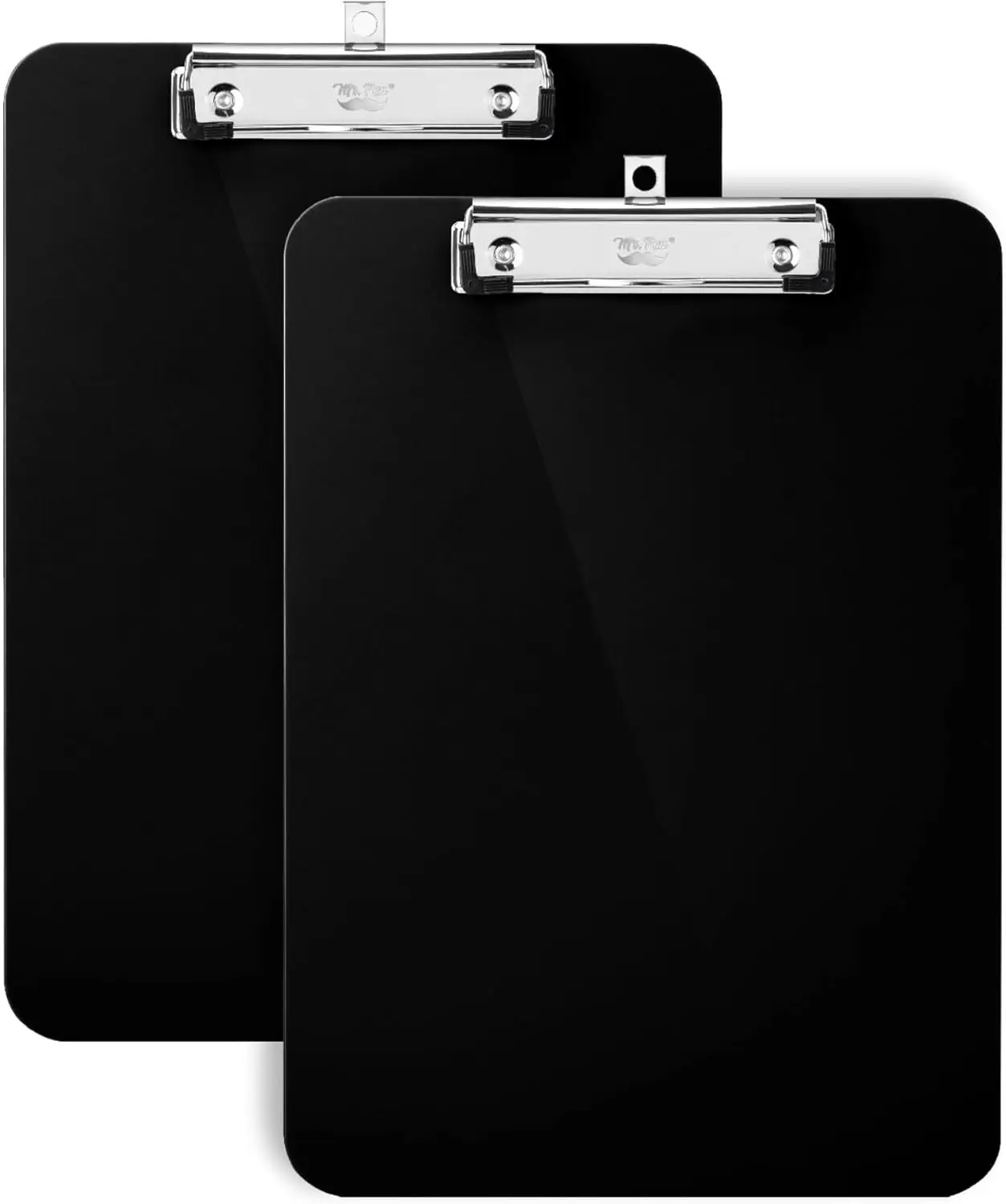 Plastic Clipboard 2 Pack, 12.5x9 Inch, Low-Profile Metal Clip, Retractable Hanging Hole, Black
Plastic Clipboard 2 Pack, 12.5x9 Inch, Low-Profile Metal Clip, Retractable Hanging Hole, Black