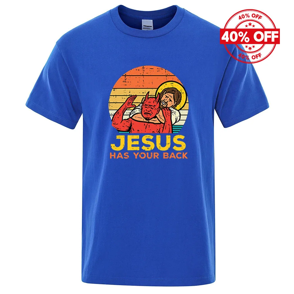 Лето 2029, мужская однотонная быстросохнущая дышащая футболка для отдыха с христианским логотипом в стиле ретро «Иисус с вашим спинкой» для джиу-джитсу
Лето 2029, мужская однотонная быстросохнущая дышащая футболка для отдыха с христианским логотипом в стиле ретро «Иисус с вашим спинкой» для джиу-джитсу