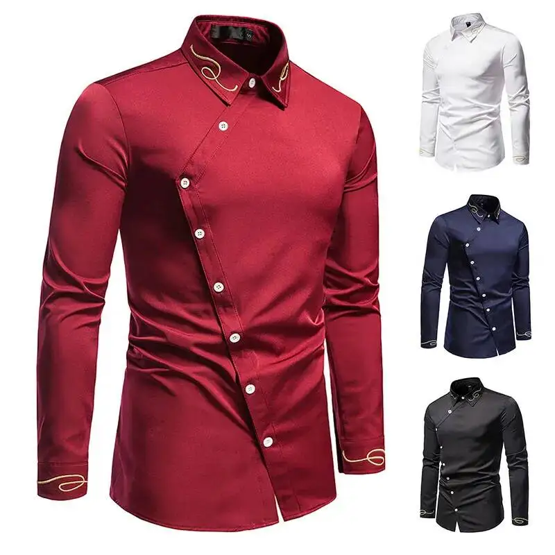 Men's European Spring/Summer Trendy New Embroidered Slanted Forefront Western Denim Men's Long Sleeve Shirt
Men's European Spring/Summer Trendy New Embroidered Slanted Forefront Western Denim Men's Long Sleeve Shirt