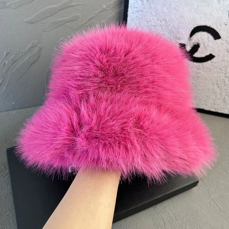 Luxury Fluffy Faux Fur Bucket Hats Women Rabbit Fur Warm Thick Plush Winter Hat Lady Fashion Luxury Panama Furry Fisherman Caps
Luxury Fluffy Faux Fur Bucket Hats Women Rabbit Fur Warm Thick Plush Winter Hat Lady Fashion Luxury Panama Furry Fisherman Caps