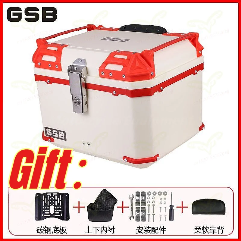 2026 New GSB Motorcycle Trunk with Increased Capacity Durable and Waterproof Off-road Motorcycle Trunk Safe 오토바이 탑박스
2026 New GSB Motorcycle Trunk with Increased Capacity Durable and Waterproof Off-road Motorcycle Trunk Safe 오토바이 탑박스