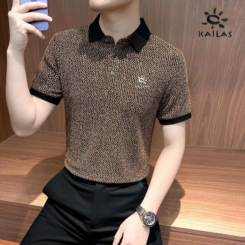 New men's high-quality fashion brand short sleeved polo shirt, summer fashion casual breathable cool top
New men's high-quality fashion brand short sleeved polo shirt, summer fashion casual breathable cool top