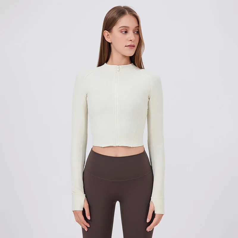 Stand Up Yoga Suit, Zipper Slim Fit Sports Jacket, High Elasticity Outdoor Nude Feeling Long Sleeved Running Fitness Suit Top
Stand Up Yoga Suit, Zipper Slim Fit Sports Jacket, High Elasticity Outdoor Nude Feeling Long Sleeved Running Fitness Suit Top