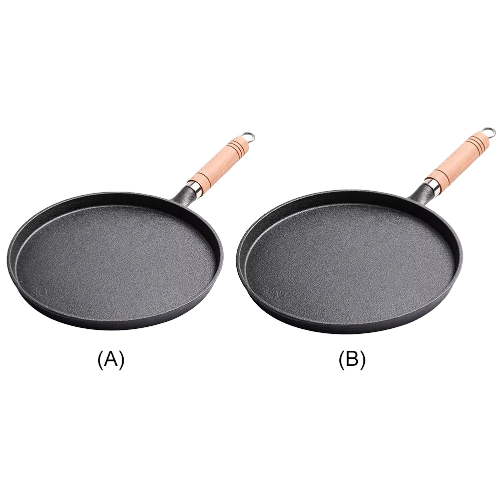 Cast Iron Frying Pan Uncoated Non Stick Thin Pancake Platter with Handle Breakfast Steak Egg Cooking Pot Omelet Steak Pizza Pot
Cast Iron Frying Pan Uncoated Non Stick Thin Pancake Platter with Handle Breakfast Steak Egg Cooking Pot Omelet Steak Pizza Pot