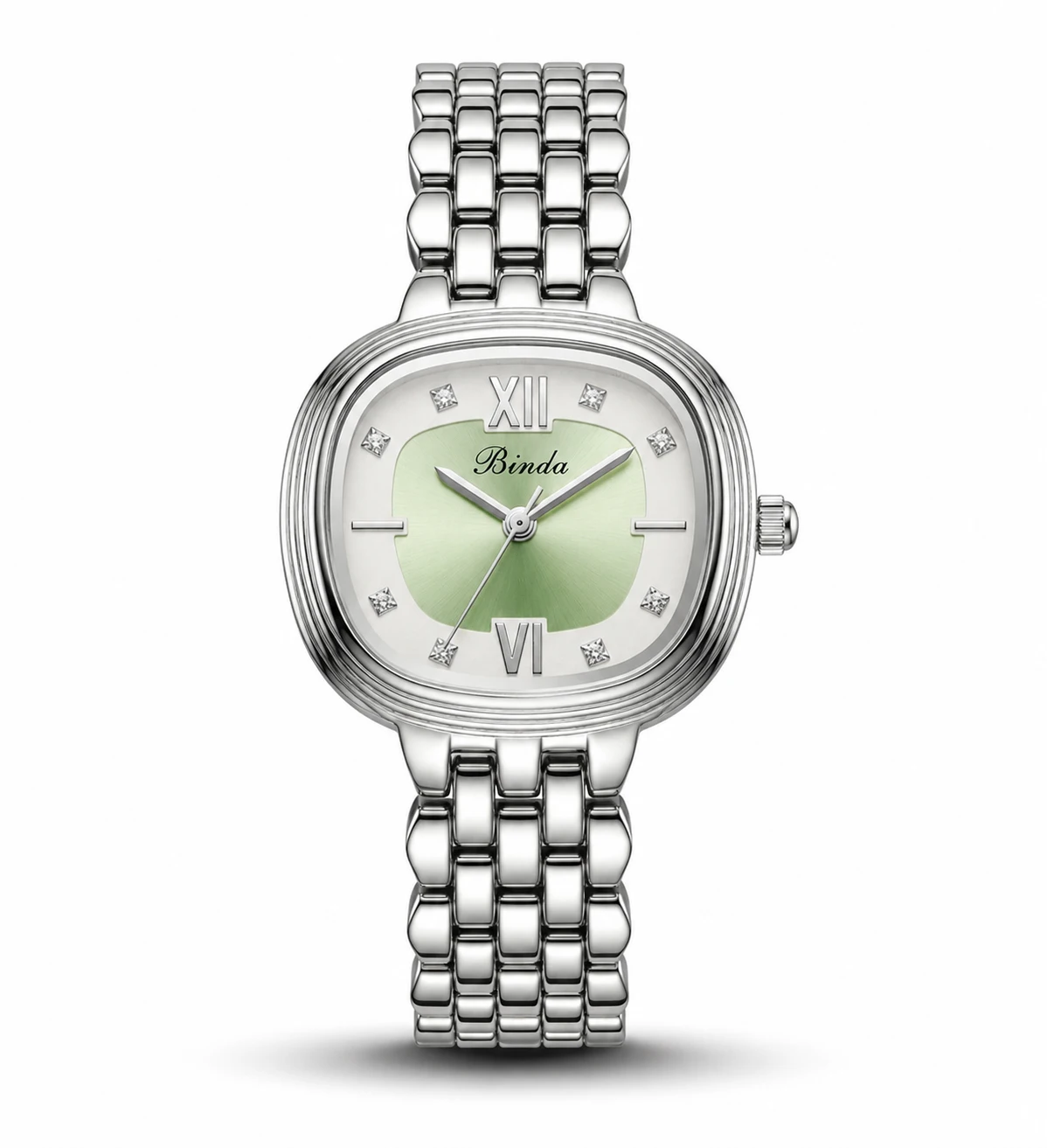 Binda Women's Gold Square Quartz Watch, Roman Numeral Dial, Two-Tone Gold Face, Stainless Steel Bracelet Dress Watch
Binda Women's Gold Square Quartz Watch, Roman Numeral Dial, Two-Tone Gold Face, Stainless Steel Bracelet Dress Watch