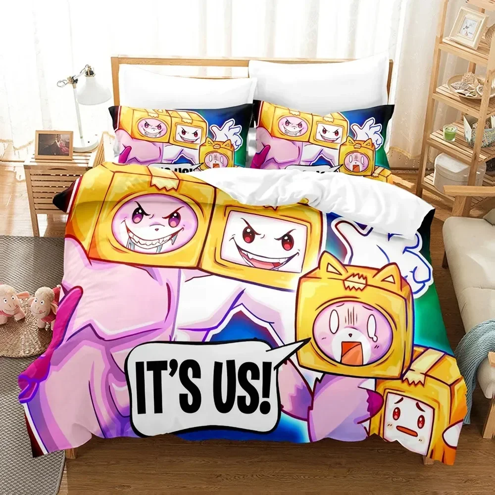 3D Cartoons Lankybox Bedding Sets Duvet Cover Set With Pillowcase Twin Full Queen King Bedclothes Bed Linen For Home Textiles
3D Cartoons Lankybox Bedding Sets Duvet Cover Set With Pillowcase Twin Full Queen King Bedclothes Bed Linen For Home Textiles