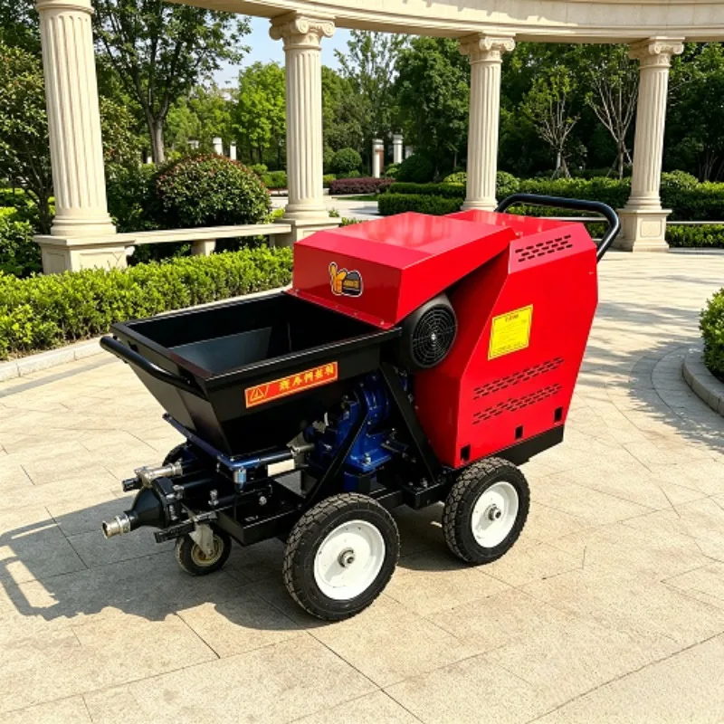 Electric mini mortar spray plastering machine hopper gun mini mortar spray plastering machine Factory cheap price
Electric mini mortar spray plastering machine hopper gun mini mortar spray plastering machine Factory cheap price
