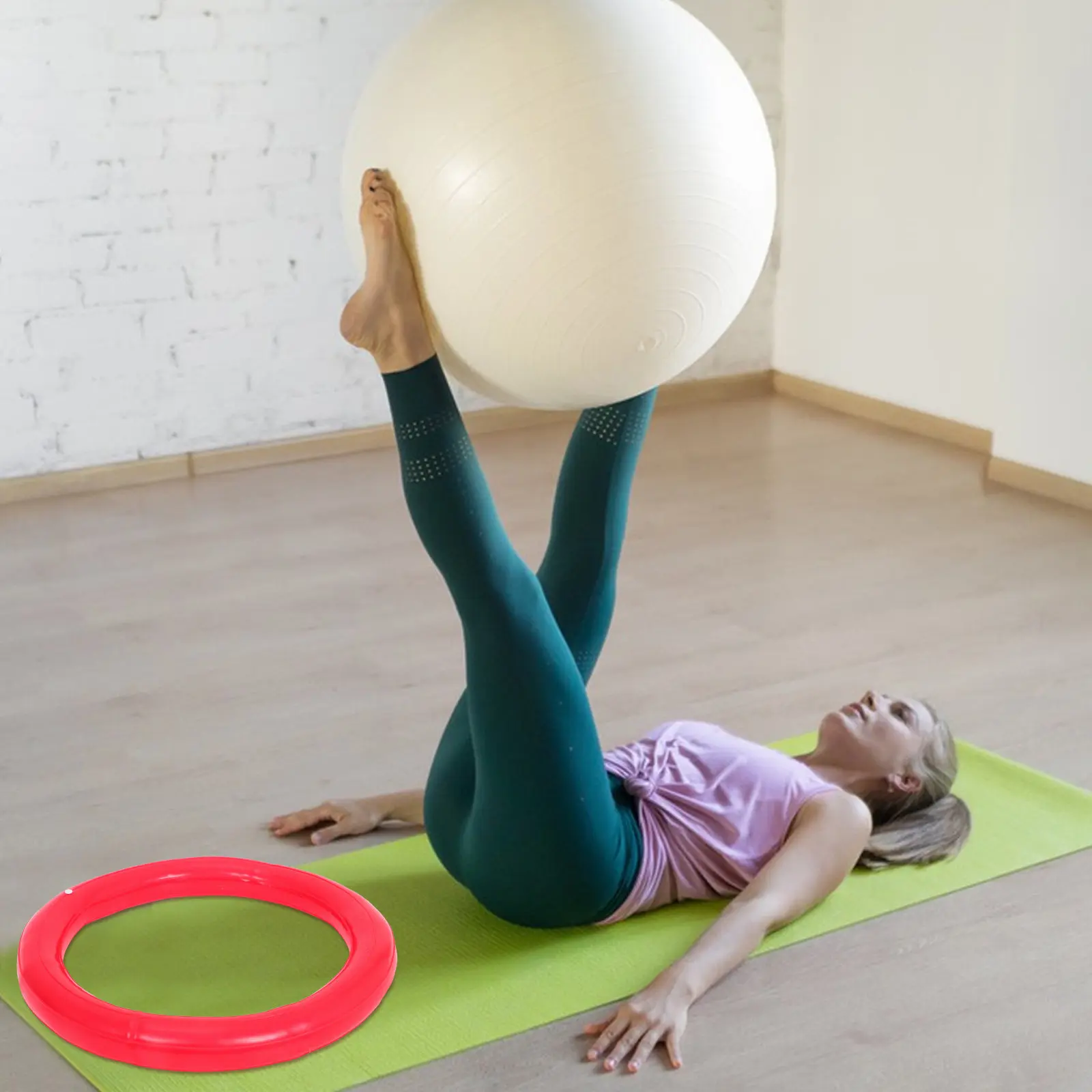 PVC Explosionproof Yoga Ball Base Ring Stable Fixed Ring Holder for Fitness Ball Gym Home Office Gym Accessories for Women
PVC Explosionproof Yoga Ball Base Ring Stable Fixed Ring Holder for Fitness Ball Gym Home Office Gym Accessories for Women