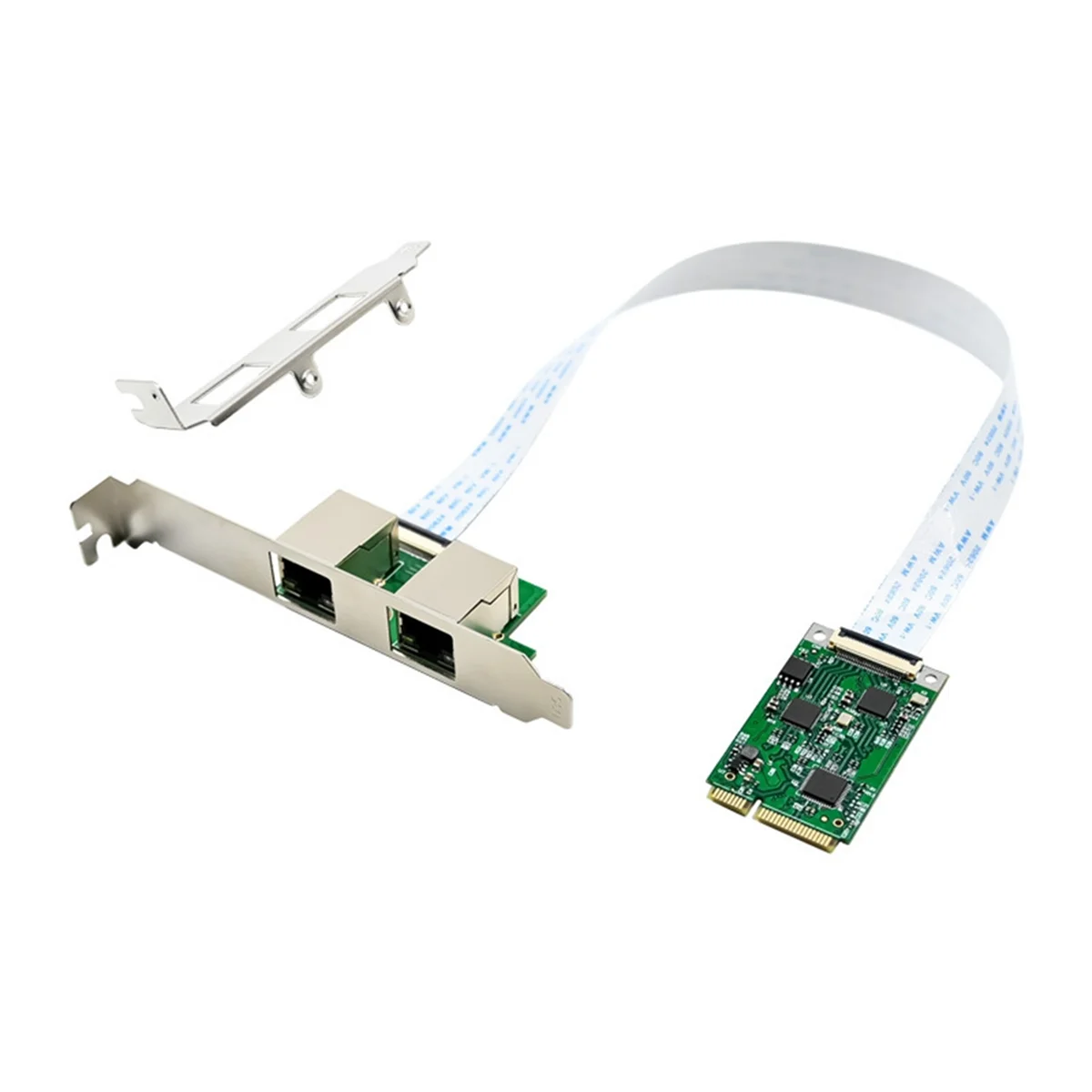 ATP-MiniPCIE Dual RJ45 Port 2.5G Gigabit Ethernet Network Card 2.5G/1000/100/10Mbps RTL8125B Industrial Control Network Card
ATP-MiniPCIE Dual RJ45 Port 2.5G Gigabit Ethernet Network Card 2.5G/1000/100/10Mbps RTL8125B Industrial Control Network Card
