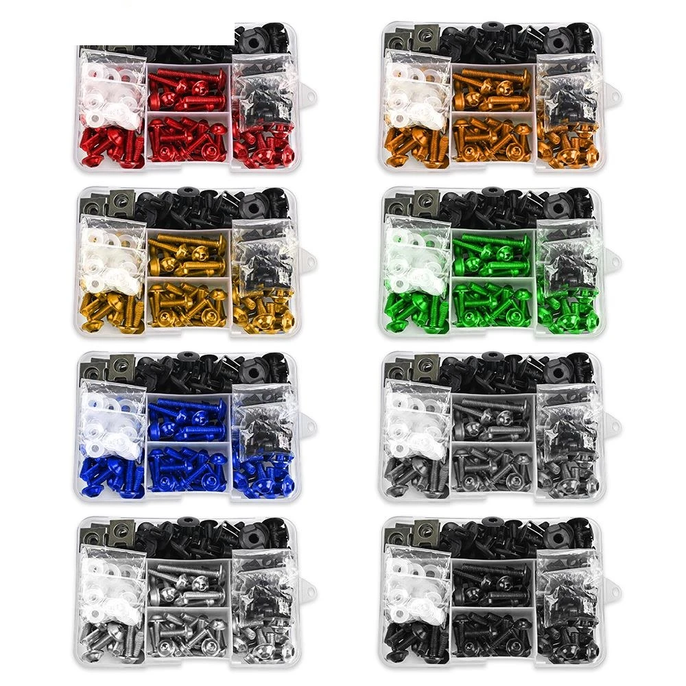 For DUCATI 848 SCRAMBLER DIAVEL MONSTER 821 796 696 MULTISTRADA 1200 PANIGALE V4 CNC Fairing Bolt Kit Fastener Clips Screw
For DUCATI 848 SCRAMBLER DIAVEL MONSTER 821 796 696 MULTISTRADA 1200 PANIGALE V4 CNC Fairing Bolt Kit Fastener Clips Screw