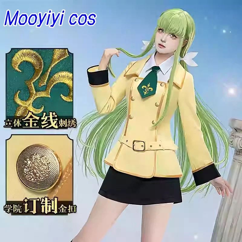 Новинка 2025, костюм Mooyiyi cos CC для косплея, Хэллоуин, Рождество, ролевая вечеринка, C Geass, красное сексуальное платье, школьная форма на складе
Новинка 2025, костюм Mooyiyi cos CC для косплея, Хэллоуин, Рождество, ролевая вечеринка, C Geass, красное сексуальное платье, школьная форма на складе