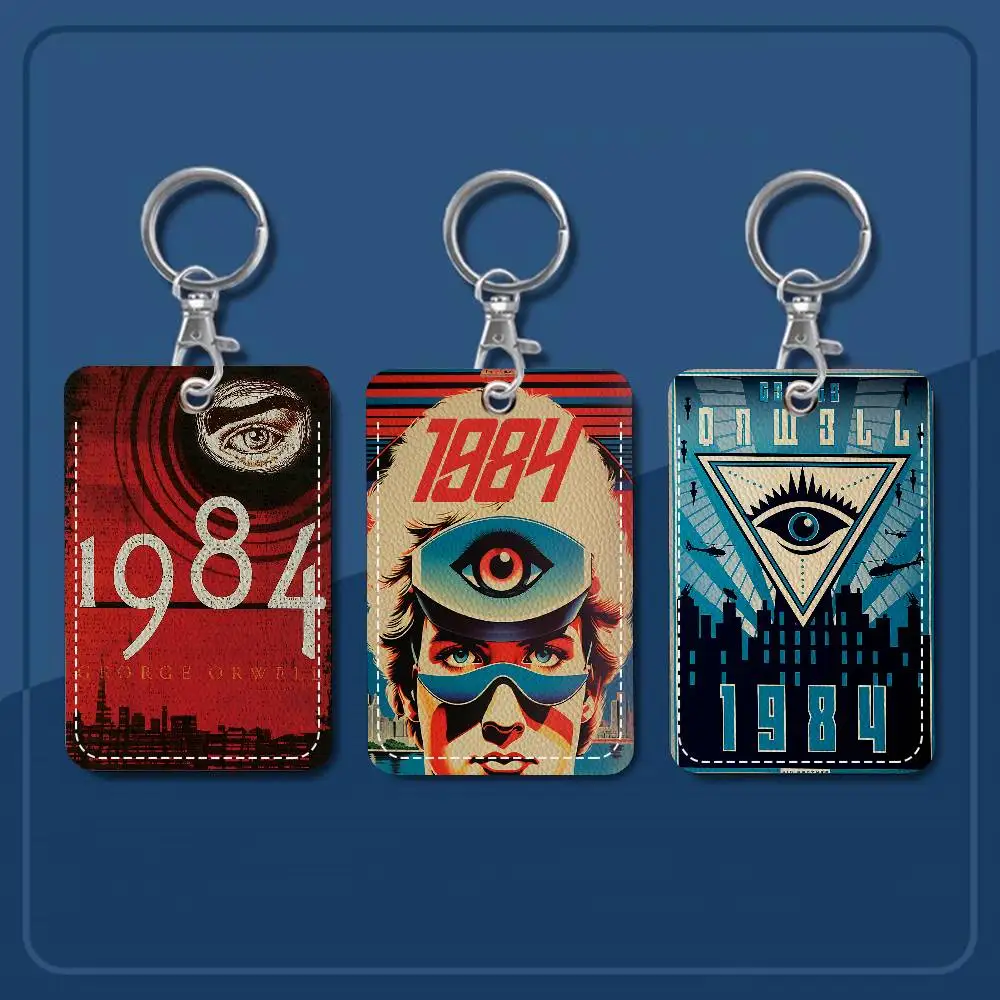 Кожаный чехол-брелок для карт и ключей «Джордж Оруэлл: 1984» (фильм), прямоугольный, с кольцом для ключей
Кожаный чехол-брелок для карт и ключей «Джордж Оруэлл: 1984» (фильм), прямоугольный, с кольцом для ключей