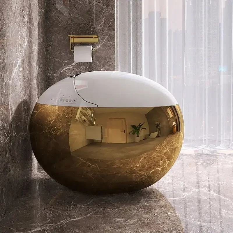 Original brand new!Luxury style sanitary ware ceramic smart toilet intelligent gold toilet electroplated
Original brand new!Luxury style sanitary ware ceramic smart toilet intelligent gold toilet electroplated