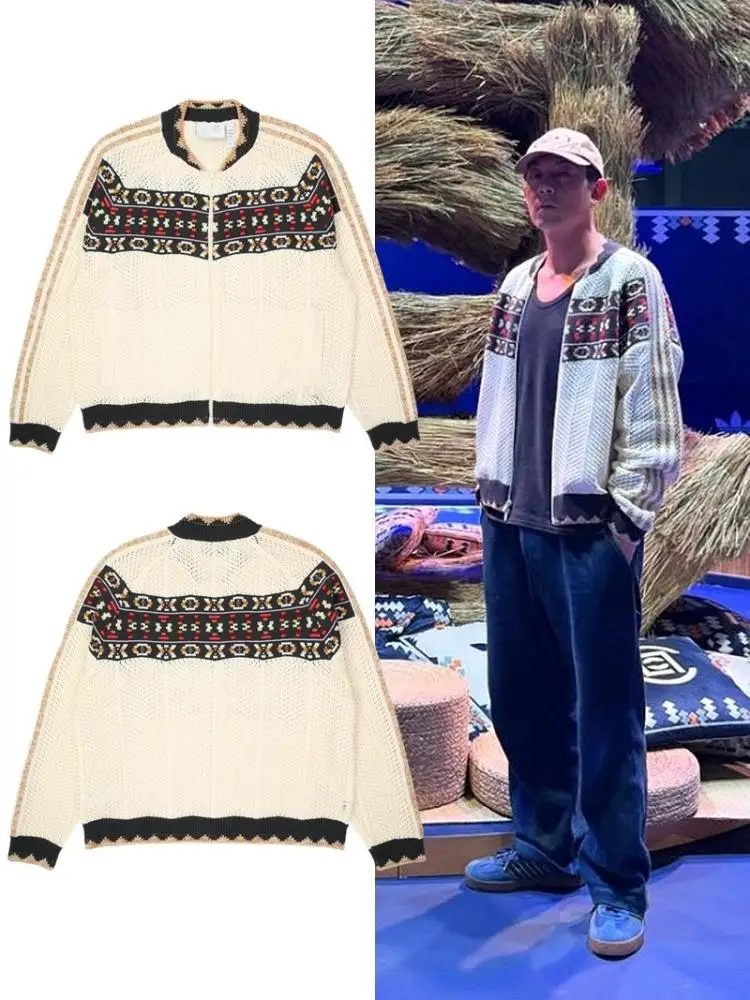 Свободный вязаный свитер на молнии с ажурной футболкой и узором, повседневный весенне-осенний бейсбольный воротник из полиэстера
Свободный вязаный свитер на молнии с ажурной футболкой и узором, повседневный весенне-осенний бейсбольный воротник из полиэстера